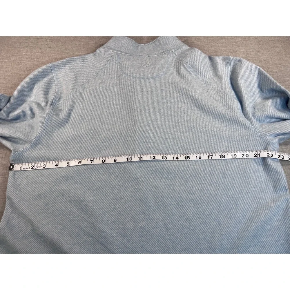7 Diamonds Generation Mens XL Quarter Zip Pullover Light Blue Heather GSPV-1017